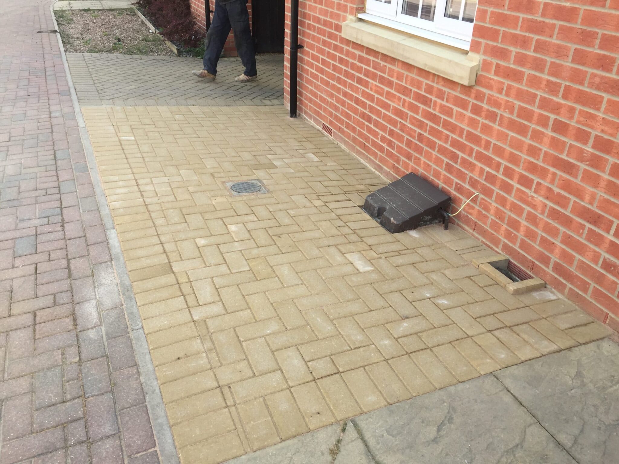 Block Paving installed in Cardea
